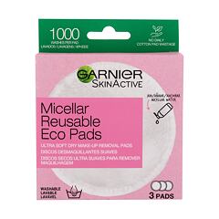 Jastučići za skidanje šminke Garnier Skin Naturals Micellar Reusable Eco Pads 3 kom