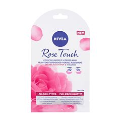 Maska za područje oko očiju Nivea Rose Touch Hydrating Under Eye Hydrogel Mask 1 kom