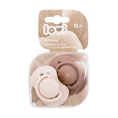 Duda LOVI Harmony Dynamic Soother Girl 18m+ 2 kom