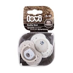 Duda LOVI Buddy Bear Dynamic Soother 6-18m 2 kom