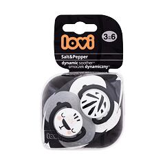 Duda LOVI Salt&Pepper Dynamic Soother 3-6m 2 kom
