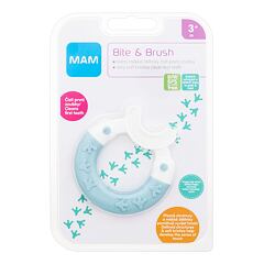 Zubna četkica MAM Bite & Brush Teether 3m+ Turquoise 1 kom