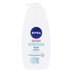 Gel za čišćenje lica Nivea Baby Pure & Sensitive Wash Lotion 500 ml
