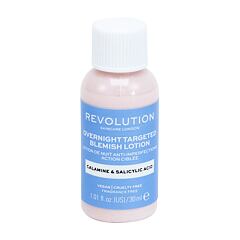 Njega problematične kože Revolution Skincare Overnight Targeted Blemish Lotion Calamine & Salicid Acid 30 ml