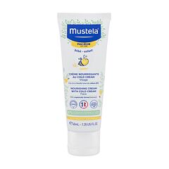Dnevna krema za lice Mustela Bébé Nourishing Cream With Cold Cream 40 ml