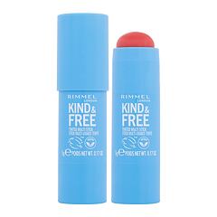 Rumenilo Rimmel London Kind & Free Tinted Multi Stick 5 g 004 Tangerine Dream