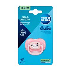 Duda Canpol babies Exotic Animals Silicone Soother Panda 0-6m 1 kom