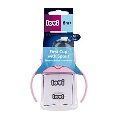 Čašica LOVI First Cup With Spout Pink 6m+ 150 ml