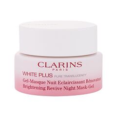 Maska za lice Clarins White Plus Brightening Revive Night Mask-Gel 50 ml