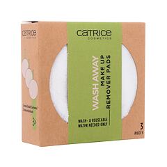 Jastučići za skidanje šminke Catrice Wash Away Make Up Remover Pads 3 kom