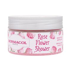 Piling za tijelo Dermacol Rose Flower Shower Body Scrub 200 g