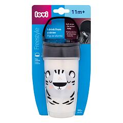 Čašica LOVI Salt&Pepper Cup With Straw 350 ml