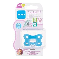 Duda MAM Comfort 2 Silicone Pacifier 2-6m Blue 1 kom