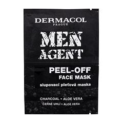 Maska za lice Dermacol Men Agent Peel-Off  Face Mask 1 set