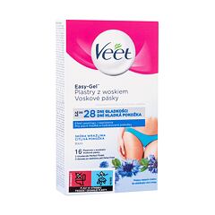 Proizvodi za depilaciju Veet Easy-Gel Wax Strips Bikini Sensitive Skin 16 kom