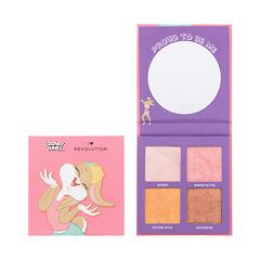 Highlighter I Heart Revolution Looney Tunes Face Palette Lola 10 g