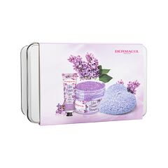 Piling za tijelo Dermacol Lilac Flower Shower Body Scrub 200 g Poklon setovi