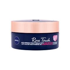 Noćna krema za lice Nivea Rose Touch Anti-Wrinkle Night Cream 50 ml