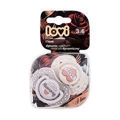 Duda LOVI I Love Dynamic Soother 3-6m 2 kom