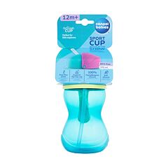 Čašica Canpol babies Active Cup Sport Cup With Flip-Top Straw Pink 370 ml