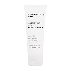 Gel za lice Revolution Man Mattifying Gel Moisturiser 75 ml