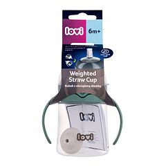 Čašica LOVI First Cup With Weighted Straw Green 6m+ 150 ml