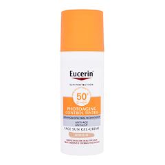 Proizvod za zaštitu lica od sunca Eucerin Sun Protection Photoaging Control Tinted Gel-Cream SPF50+ 50 ml Medium