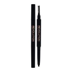 Olovka za obrve Makeup Revolution London Duo Brow Definer 0,15 g Brown