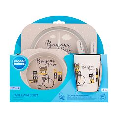 Zdjelica Canpol babies Bonjour Paris Tableware Set Beige 300 ml oštećena kutija