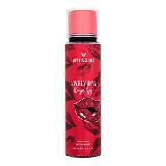 Sprej za tijelo Vive Scents Lovely Diva Rouge Lips 236 ml