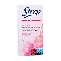 Proizvodi za depilaciju Strep Crystal Wax Strips Face & Sensitive Areas Normal Skin 20 kom