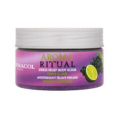 Piling za tijelo Dermacol Aroma Ritual Grape & Lime 200 g