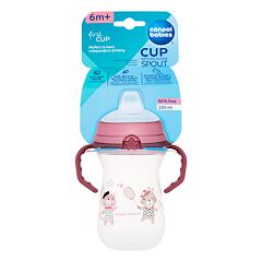Čašica Canpol babies Bonjour Paris First Cup Pink 6m+ 250 ml oštećena ambalaža