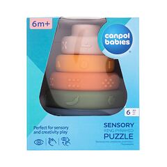 Igračka Canpol babies Sensory Ring Pyramid Puzzle 1 kom