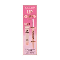 Sjajilo za usne Makeup Revolution London Lip Shape 9 ml Pink Nude Poklon setovi