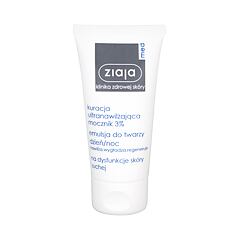 Dnevna krema za lice Ziaja Med Ultra-Moisturizing With Urea Day & Night Emulsion 3% 50 ml oštećena kutija