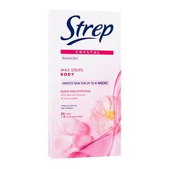 Proizvodi za depilaciju Strep Crystal Wax Strips Body Quick And Effective Normal Skin 20 kom