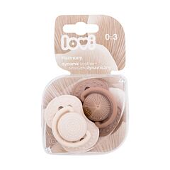 Duda LOVI Harmony Dynamic Soother Girl 0-3m 2 kom