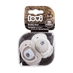Duda LOVI Buddy Bear Dynamic Soother 3-6m 2 kom