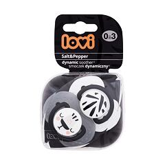 Duda LOVI Salt&Pepper Dynamic Soother 0-3m 2 kom